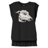 Women's Flowy Muscle Tee With Rolled Cuffs Thumbnail