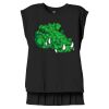 Women's Flowy Muscle Tee With Rolled Cuffs Thumbnail