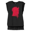 Women's Flowy Muscle Tee With Rolled Cuffs Thumbnail
