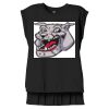 Women's Flowy Muscle Tee With Rolled Cuffs Thumbnail