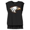 Women's Flowy Muscle Tee With Rolled Cuffs Thumbnail