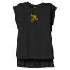 Women's Flowy Muscle Tee With Rolled Cuffs Thumbnail