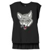 Women's Flowy Muscle Tee With Rolled Cuffs Thumbnail