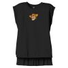 Women's Flowy Muscle Tee With Rolled Cuffs Thumbnail