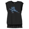 Women's Flowy Muscle Tee With Rolled Cuffs Thumbnail