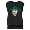 Women's Flowy Muscle Tee With Rolled Cuffs Thumbnail