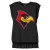 Women's Flowy Muscle Tee With Rolled Cuffs Thumbnail