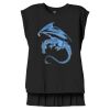 Women's Flowy Muscle Tee With Rolled Cuffs Thumbnail