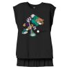Women's Flowy Muscle Tee With Rolled Cuffs Thumbnail