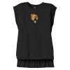 Women's Flowy Muscle Tee With Rolled Cuffs Thumbnail