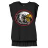 Women's Flowy Muscle Tee With Rolled Cuffs Thumbnail