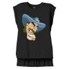 Women's Flowy Muscle Tee With Rolled Cuffs Thumbnail