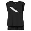 Women's Flowy Muscle Tee With Rolled Cuffs Thumbnail