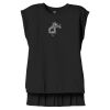 Women's Flowy Muscle Tee With Rolled Cuffs Thumbnail