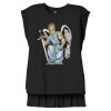 Women's Flowy Muscle Tee With Rolled Cuffs Thumbnail