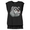 Women's Flowy Muscle Tee With Rolled Cuffs Thumbnail