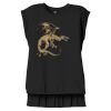 Women's Flowy Muscle Tee With Rolled Cuffs Thumbnail