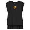 Women's Flowy Muscle Tee With Rolled Cuffs Thumbnail