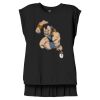Women's Flowy Muscle Tee With Rolled Cuffs Thumbnail