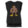 Women's Flowy Muscle Tee With Rolled Cuffs Thumbnail