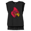 Women's Flowy Muscle Tee With Rolled Cuffs Thumbnail