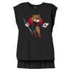 Women's Flowy Muscle Tee With Rolled Cuffs Thumbnail