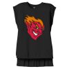 Women's Flowy Muscle Tee With Rolled Cuffs Thumbnail