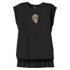 Women's Flowy Muscle Tee With Rolled Cuffs Thumbnail