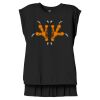Women's Flowy Muscle Tee With Rolled Cuffs Thumbnail