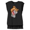 Women's Flowy Muscle Tee With Rolled Cuffs Thumbnail