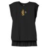 Women's Flowy Muscle Tee With Rolled Cuffs Thumbnail