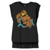 Women's Flowy Muscle Tee With Rolled Cuffs Thumbnail