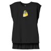 Women's Flowy Muscle Tee With Rolled Cuffs Thumbnail