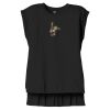 Women's Flowy Muscle Tee With Rolled Cuffs Thumbnail
