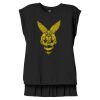 Women's Flowy Muscle Tee With Rolled Cuffs Thumbnail
