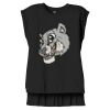 Women's Flowy Muscle Tee With Rolled Cuffs Thumbnail