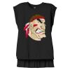 Women's Flowy Muscle Tee With Rolled Cuffs Thumbnail