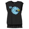 Women's Flowy Muscle Tee With Rolled Cuffs Thumbnail