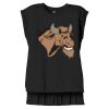 Women's Flowy Muscle Tee With Rolled Cuffs Thumbnail