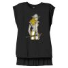 Women's Flowy Muscle Tee With Rolled Cuffs Thumbnail