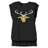 Women's Flowy Muscle Tee With Rolled Cuffs Thumbnail