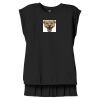 Women's Flowy Muscle Tee With Rolled Cuffs Thumbnail