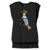 Women's Flowy Muscle Tee With Rolled Cuffs Thumbnail