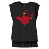 Women's Flowy Muscle Tee With Rolled Cuffs Thumbnail