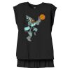 Women's Flowy Muscle Tee With Rolled Cuffs Thumbnail