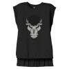Women's Flowy Muscle Tee With Rolled Cuffs Thumbnail