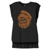 Women's Flowy Muscle Tee With Rolled Cuffs Thumbnail