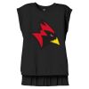 Women's Flowy Muscle Tee With Rolled Cuffs Thumbnail
