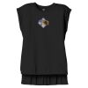 Women's Flowy Muscle Tee With Rolled Cuffs Thumbnail