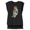 Women's Flowy Muscle Tee With Rolled Cuffs Thumbnail